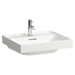 Laufen Meda lavabo 55x46 cm rettangolare a parete-da mobile bianco lucida H8101124001041