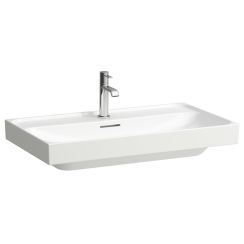 Laufen Meda lavabo 80x46 cm rettangolare a parete-da mobile bianco lucida H8101170001091