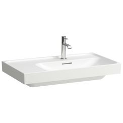 Laufen Meda lavabo 80x46 cm rettangolare a parete-da mobile bianco lucida H8171150001041