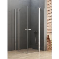 New Trendy New Soleo box doccia 120x120 cm quadrato cromo lucida/vetro trasparente K-0414