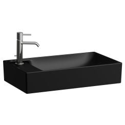 Laufen Meda lavabo 60x35 cm rettangolare da appoggio nero opaca H8121137161131