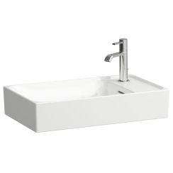 Laufen Meda lavabo 60x35 cm rettangolare da appoggio bianco opaca H8121137571061