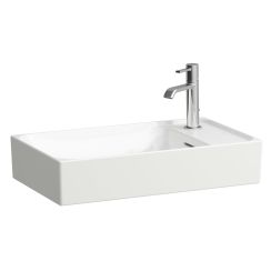 Laufen Meda lavabo 60x35 cm rettangolare da appoggio bianco lucida H8121130001141