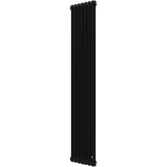 Instal Projekt Tubus 2 termoarredo 179.3x33.5 cm podłączenie inferiore nero TUB2-180/07D50C75