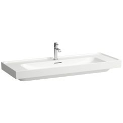 Laufen Meda lavabo 120x46 cm rettangolare a parete-da mobile bianco opaca H8141117571071