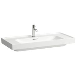 Laufen Meda lavabo 100x46 cm rettangolare a parete-da mobile bianco opaca H8101197571091