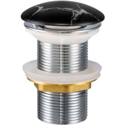 Comad tappo per lavabo nero CLICK-CLACK T201M-B2-3