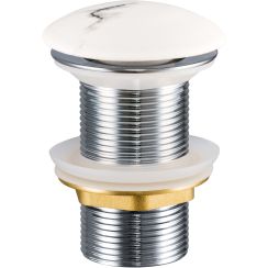 Comad tappo per lavabo bianco CLICK-CLACK T201M-W13-3