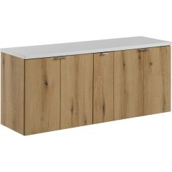 Set piano Comad Nova White NOVA WHITE 89-140, armadietto Comad Nova Oak NOVA OAK A 82-60-2D, NOVA OAK A 81-20-1D(W81-01A)