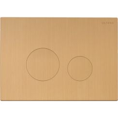 Oltens Lule placca di comando per WC oro spazzolato 57102810