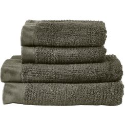 Zone Denmark Classic completo di asciugamani 140x70 cm cotone verde 28639
