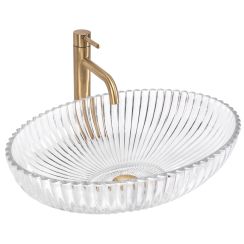 Rea Nicole lavabo 51x34.5 cm ovale da appoggio REA-U4701