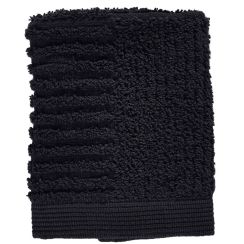 Zone Denmark Classic asciugamani 30x30 cm cotone nero 330492