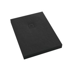 Schedline Nonlimits Black Stone piatto doccia rettangolare + mascherina 100x70 cm nero 3ST.N1P-70100/C/ST-M1/C/ST