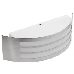 GTV Astrit lampada da parete per esterni 1x14 W grigio OS-ASTRITE27-80