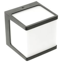 GTV Narin lampada da parete per esterni 1x10 W bianco-nero LD-NAR10WB-10