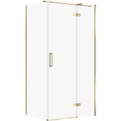 Cersanit City box doccia 100x80 cm rettangolare oro lucida/vetro trasparente S584-098