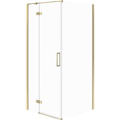 Cersanit City box doccia 90x90 cm quadrato oro lucida/vetro trasparente S584-108