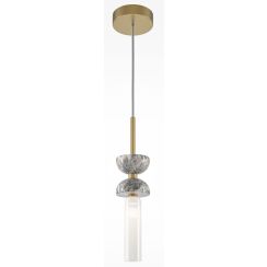 Maytoni Kyoto lampada sospesa 1x28 W grigio/cenere MOD178PL-01GR