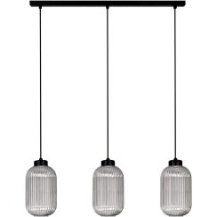 Kaja Silva lampada sospesa 3x15 W nero-grafite K-5754