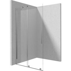 Deante Prizma parete doccia walk-in 140 cm cromo lucida/vetro trasparente KTJ_034R