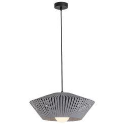 Rabalux Revan lampada sospesa 1x6 W nero-grigio/cenere 72150