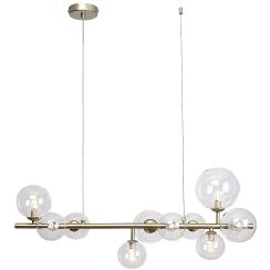 Rabalux Aslov lampada sospesa x28 W trasparente-oro 72298