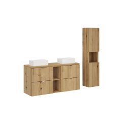 Set armadietto Comad Nova Oak NOVA OAK A 82-50-2S, armadietto Comad Nova Oak NOVA OAK A 80-03-2D(W80-01A), NOVA OAK 81-20-39, UN-GAJA35-SW 78570A(35), NOVA OAK A 89-120