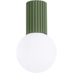 Sollux Lighting Halo lampada da soffitto 1x8 W bianco-verde SL.1723