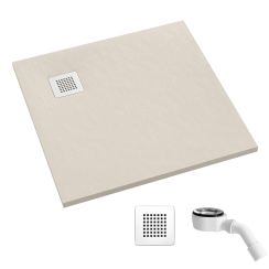 Schedpol Kalait Cashmere Stone piatto doccia quadrato 100x100 cm beige 33102PKSTM2