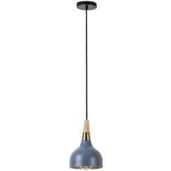 Rabalux Drusilla lampada sospesa 1x40 W nero-oro-grigio/cenere-legno 72135