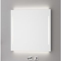 Kronenbach Sun specchio 80x70 cm rettangolare con illuminazione argento US807082KBSNLEDN