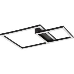 Rabalux Heleth lampada da soffitto 2x24 W bianco-nero 71376