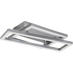 Rabalux Ellinor lampada da soffitto 2x24 W bianco-cromo 71380