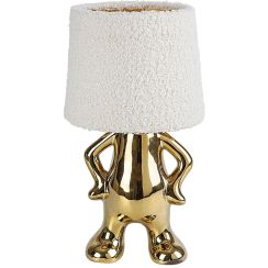 Rabalux Smurfy lampada da tavolo 1x40 W oro -crema 74215