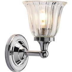 Elstead Lighting Austen lampada da parete 1x3 W cromo BATH-AUSTEN1-PC
