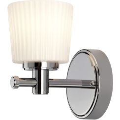 Elstead Lighting Binstead lampada da parete 1x3 W cromo BATH-BN1