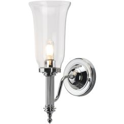 Elstead Lighting Carroll lampada da parete 1x3 W cromo BATH-CARROLL2-PC