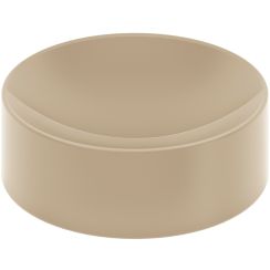 Clou Vale lavabo 22x22 cm rotonda da appoggio marrone/beige opaca CL/03.34164