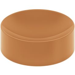 Clou Vale lavabo 22x22 cm rotonda da appoggio marrone/beige opaca CL/03.36164