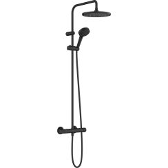 Hansgrohe Vernis Blend set per vasca e doccia a parete con termostato con soffione nero 26426670