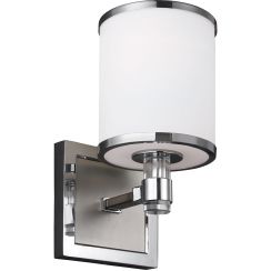 Elstead Lighting Prospect Park lampada da parete 1x60 W cromo-nichel FE-PROSPECT-PARK1