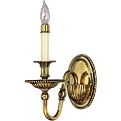 Elstead Lighting Cambridge lampada da parete 1x40 W ottone HK-CAMBRIDGE1
