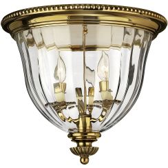 Elstead Lighting Cambridge plafoniera 2x60 W ottone HK-CAMBRIDGE-F-B