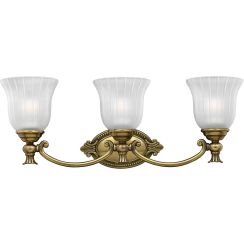 Elstead Lighting Francoise lampada da parete 1x3 W ottone HK-FRANCOISE3-BATH