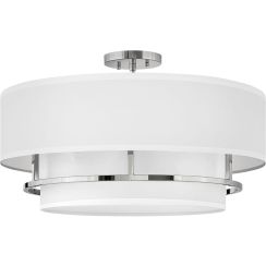 Elstead Lighting Graham lampada sospesa 4x40 W nichel HK-GRAHAM-L-PN