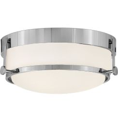 Elstead Lighting Harper plafoniera 3x60 W bianco-cromo HK-HARPER-F-CM