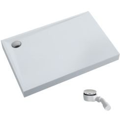 Schedpol Solido piatto doccia rettangolare con sifone 100x80 cm bianco 3.1465