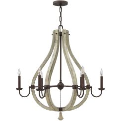 Elstead Lighting Middlefield lampada sospesa 6x60 W ferro HK-MIDDLEFIELD6