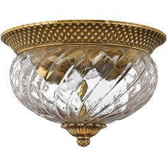 Elstead Lighting Plantation plafoniera 2x60 W ottone HK-PLANTATION-FS-BB